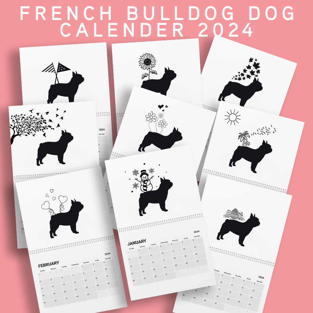 French Bulldog Calendar 2024