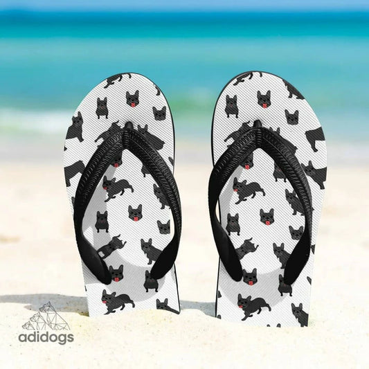 French Bulldog Lovers Flip Flops