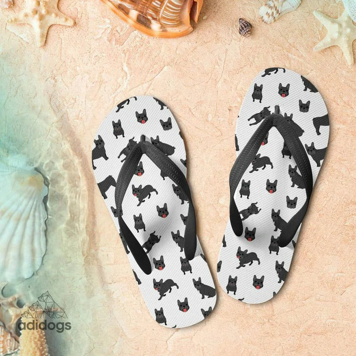 French Bulldog Lovers Flip Flops