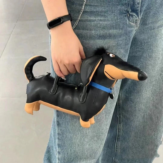 Dachshund Shape Ladies Handbag