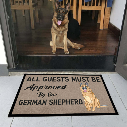 Approved By German Shepherd Doormat