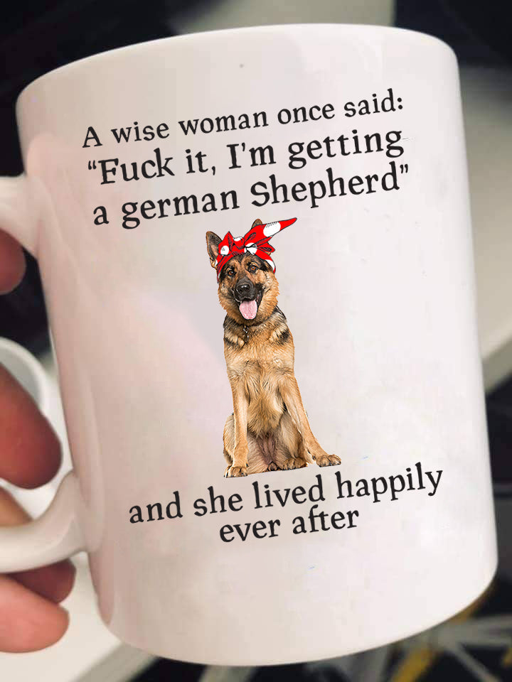 Getting A German Shepherd Mugs