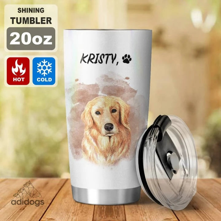 Golden Retriever Dear Mommy Tumbler