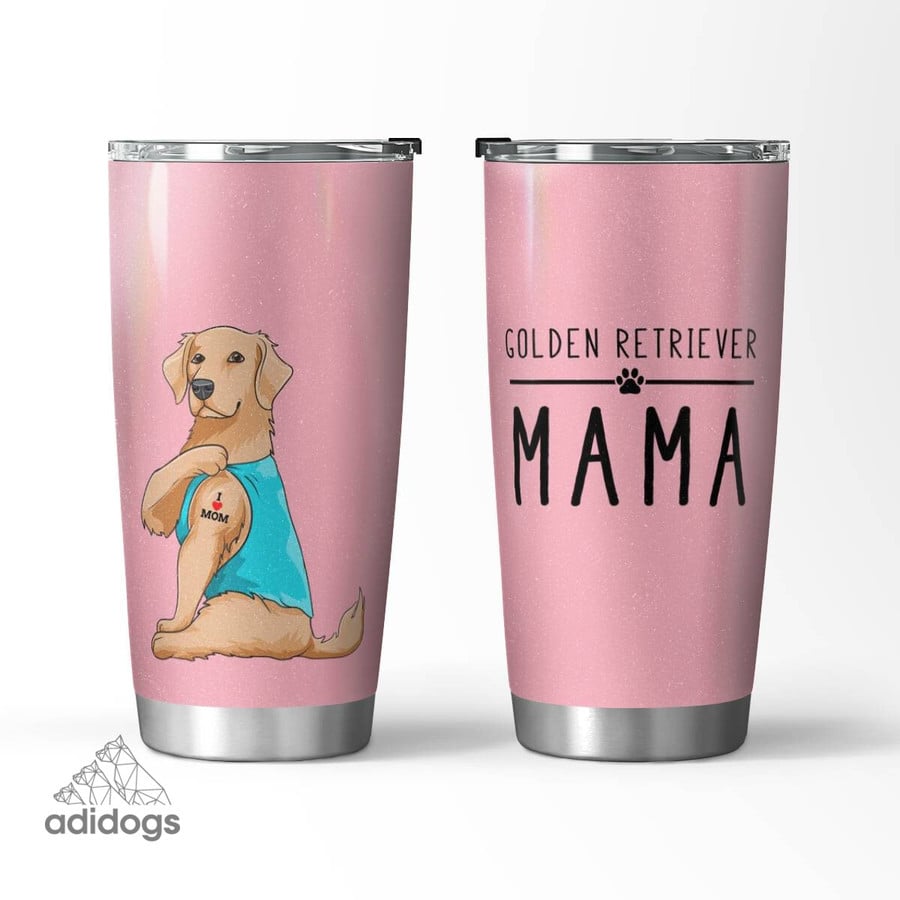 Golden Retriever Mama Tumbler