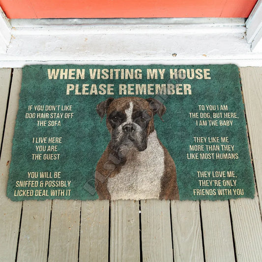 Boxer House Rules Doormat