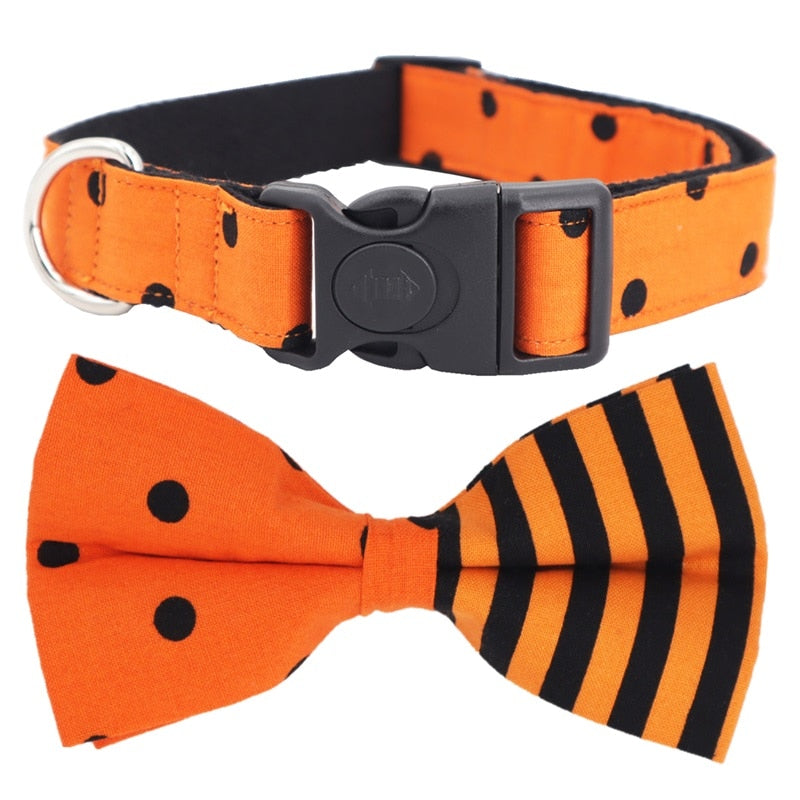 Halloween Dog Bow Tie