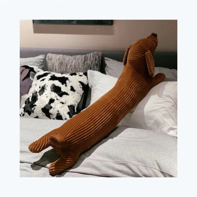 Dachshund Shape Long Pillow