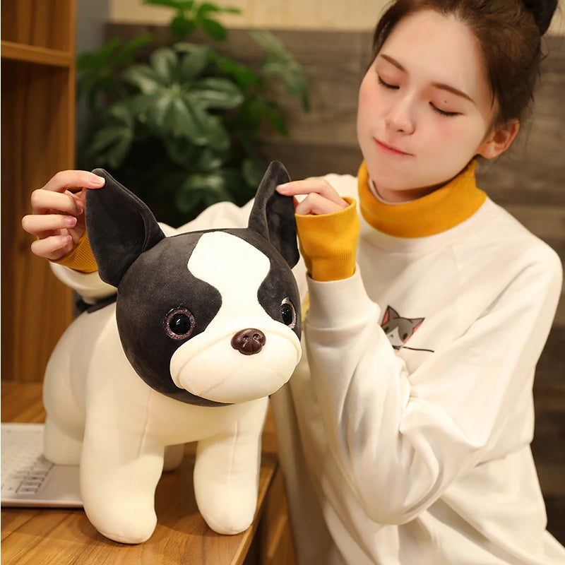 Cute Boston Terrier Stuffed Doll