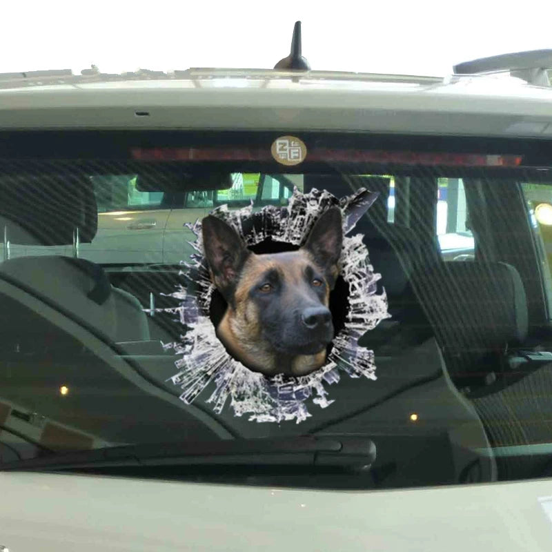 Malinois 3D Car Sticker