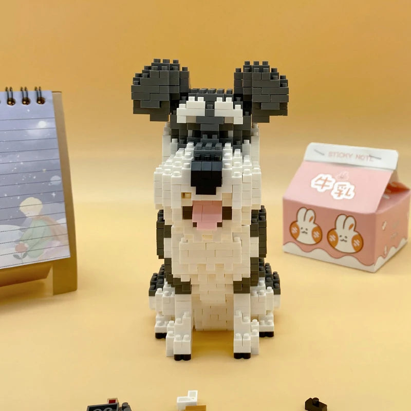 DIY Schnauzer Building Blocks Toy