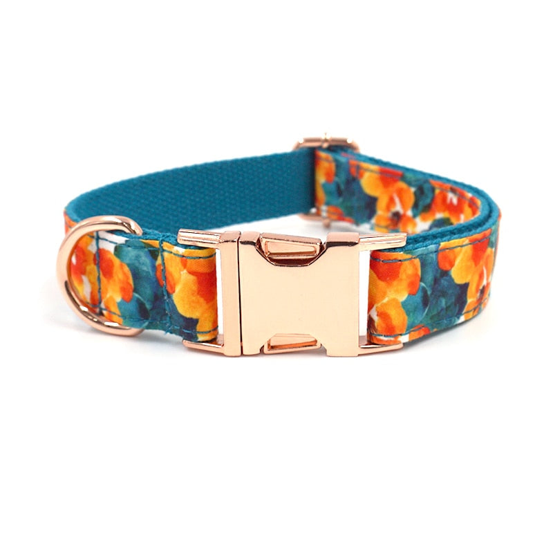 Fall Bows Collar Leash