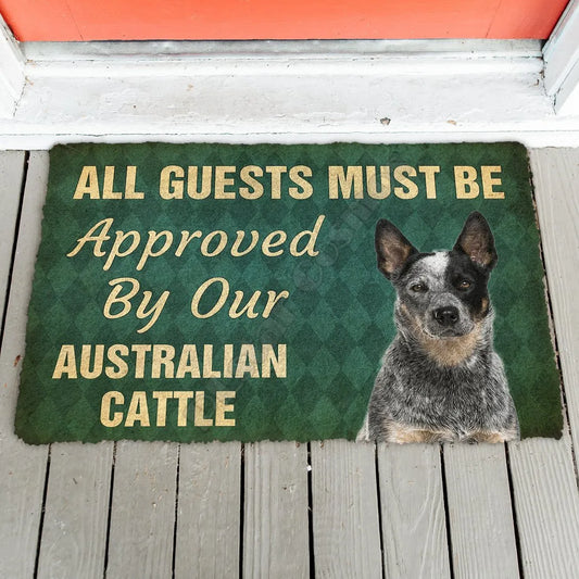 Approved By Heeler Doormat