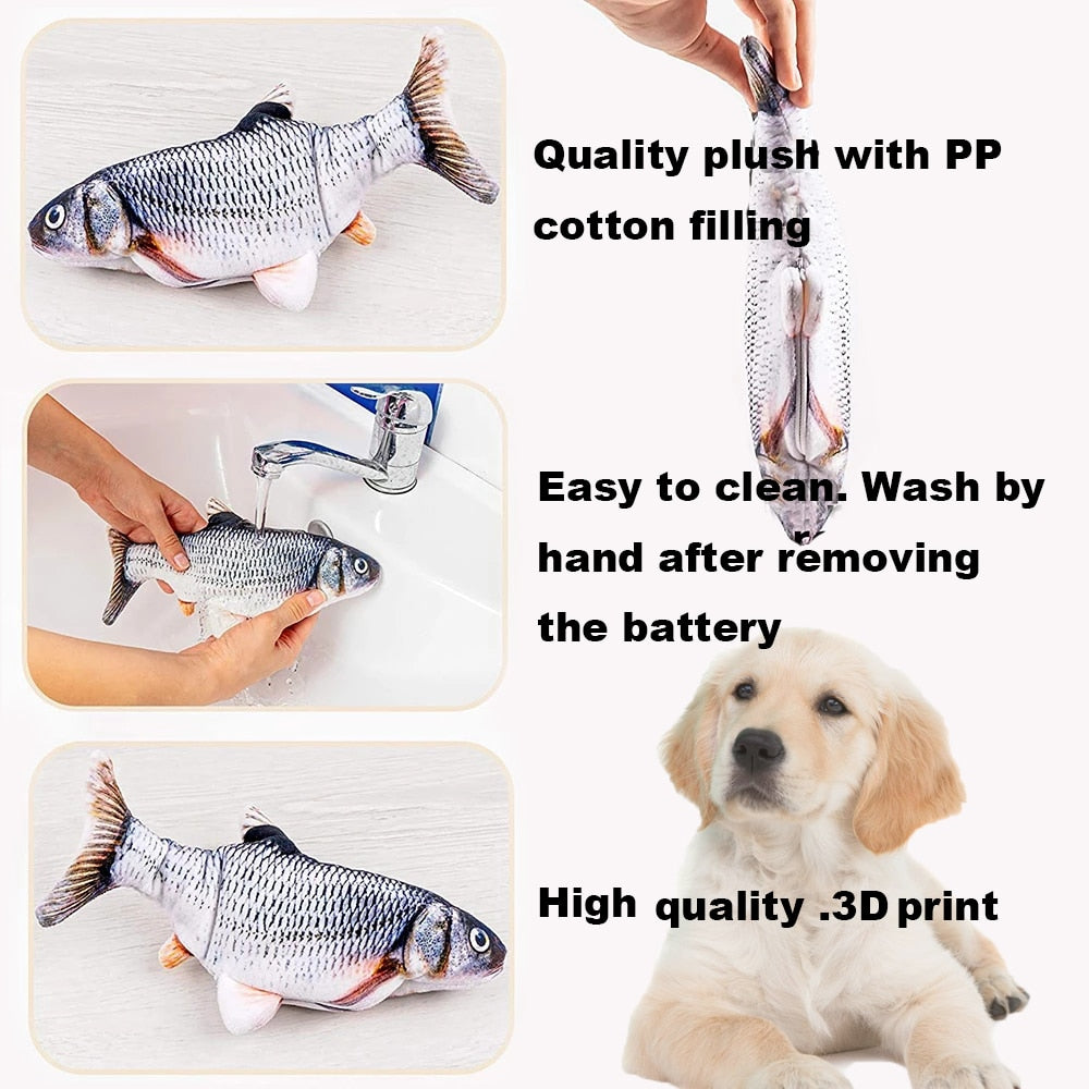 Doggo Floppy Fish Toy