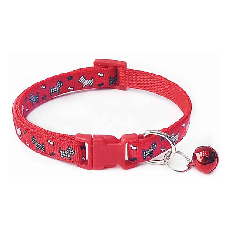 Cute Small Dog Bell Collar