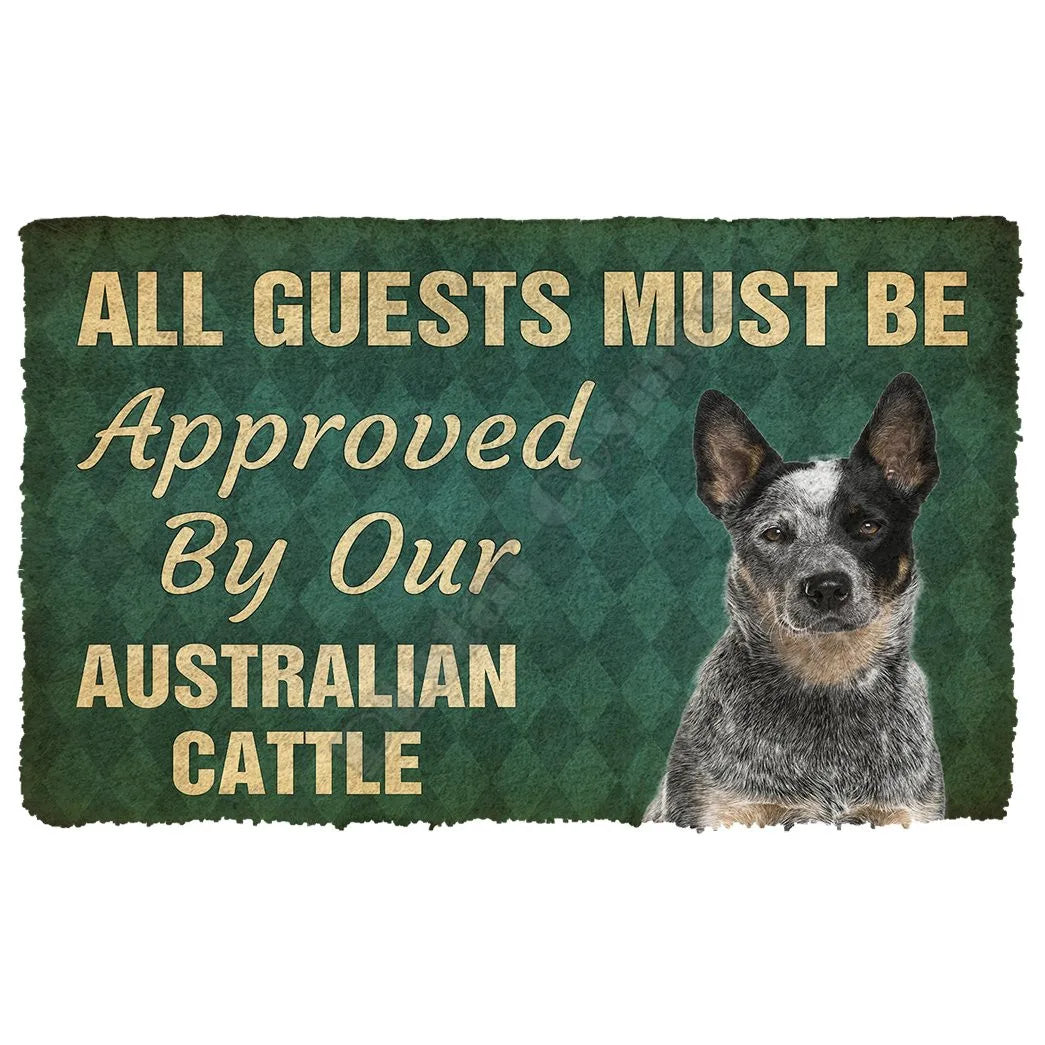 Approved By Heeler Doormat