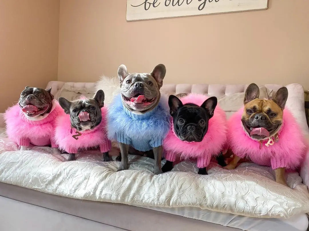 Frenchie Luxury Fur Coat