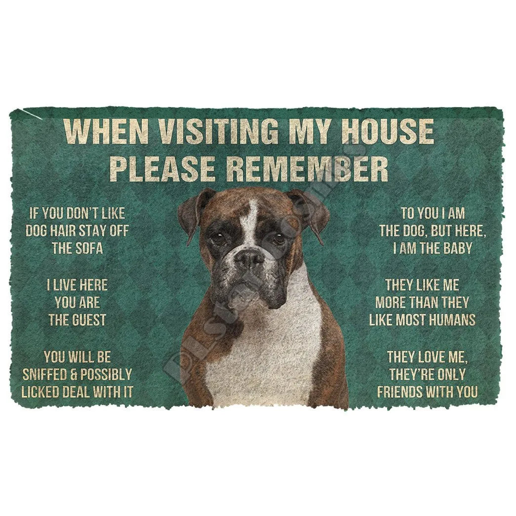 Boxer House Rules Doormat