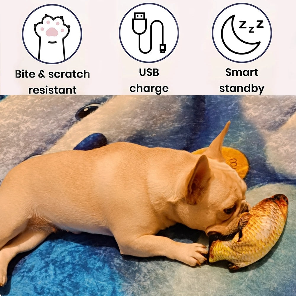 Doggo Floppy Fish Toy