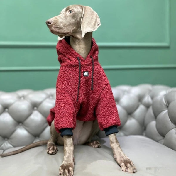 Winter Weimaraner Soft Hoodies