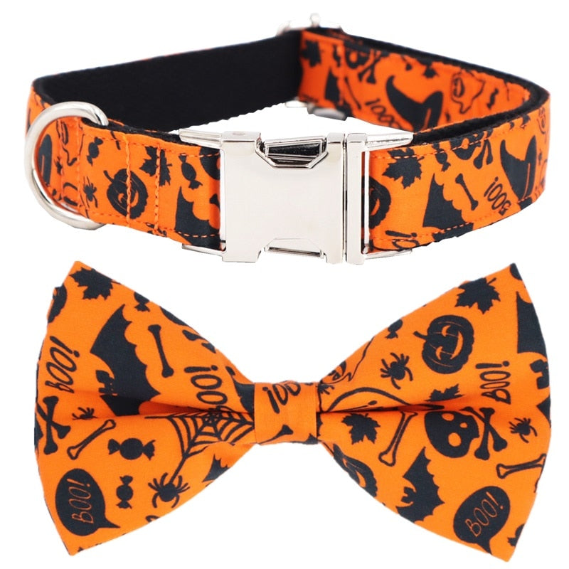 Halloween Dog Bow Tie