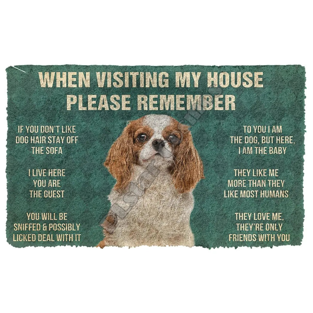 Cavalier House Rules Doormat