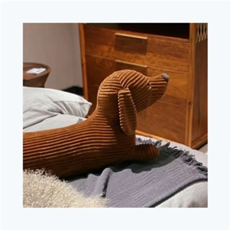 Dachshund Shape Long Pillow