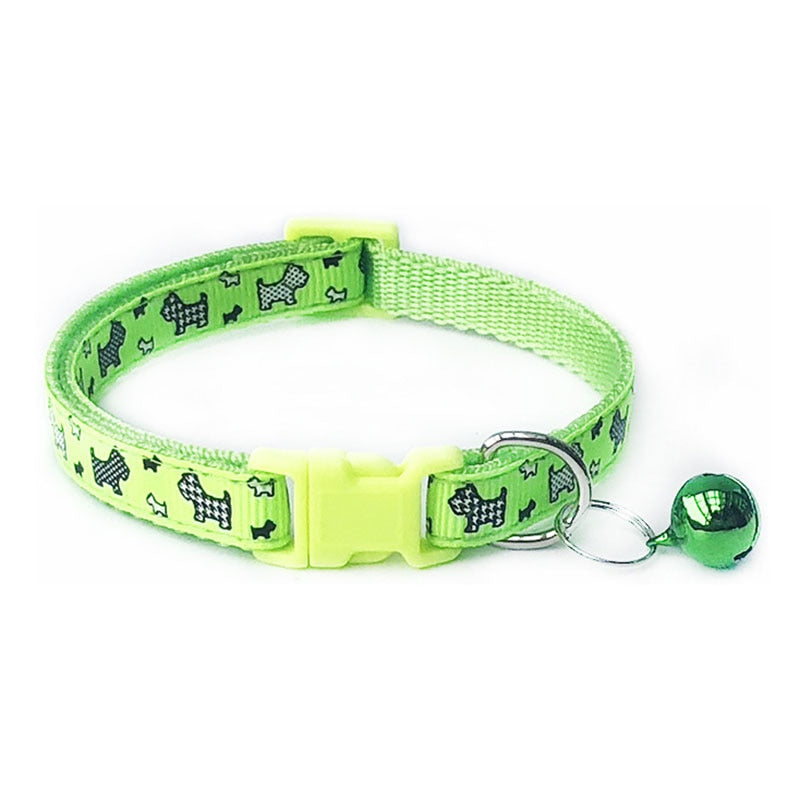 Cute Small Dog Bell Collar