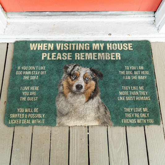 Aussie House Rules Doormat