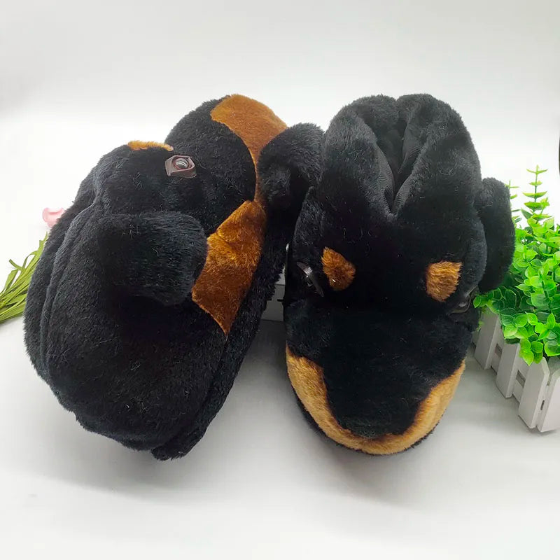 Plushie Rottweiler Indoor Shoes