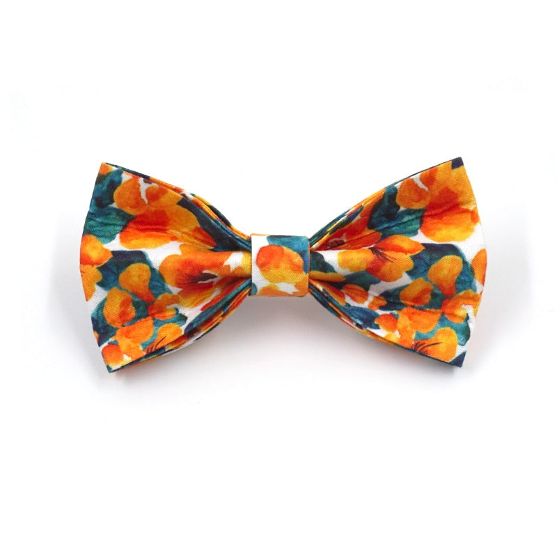 Fall Bows Collar Leash