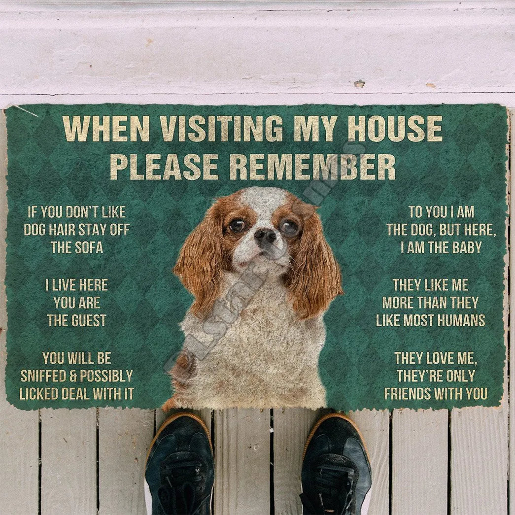 Cavalier House Rules Doormat