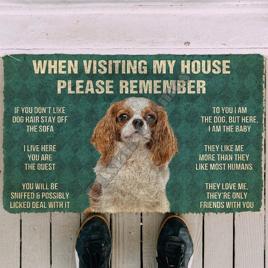 Cavalier House Rules Doormat