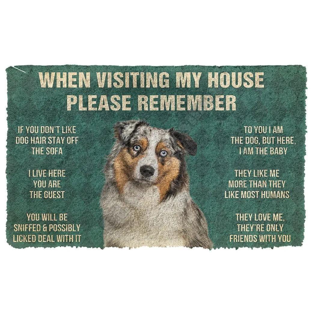 Aussie's House Rules Doormat