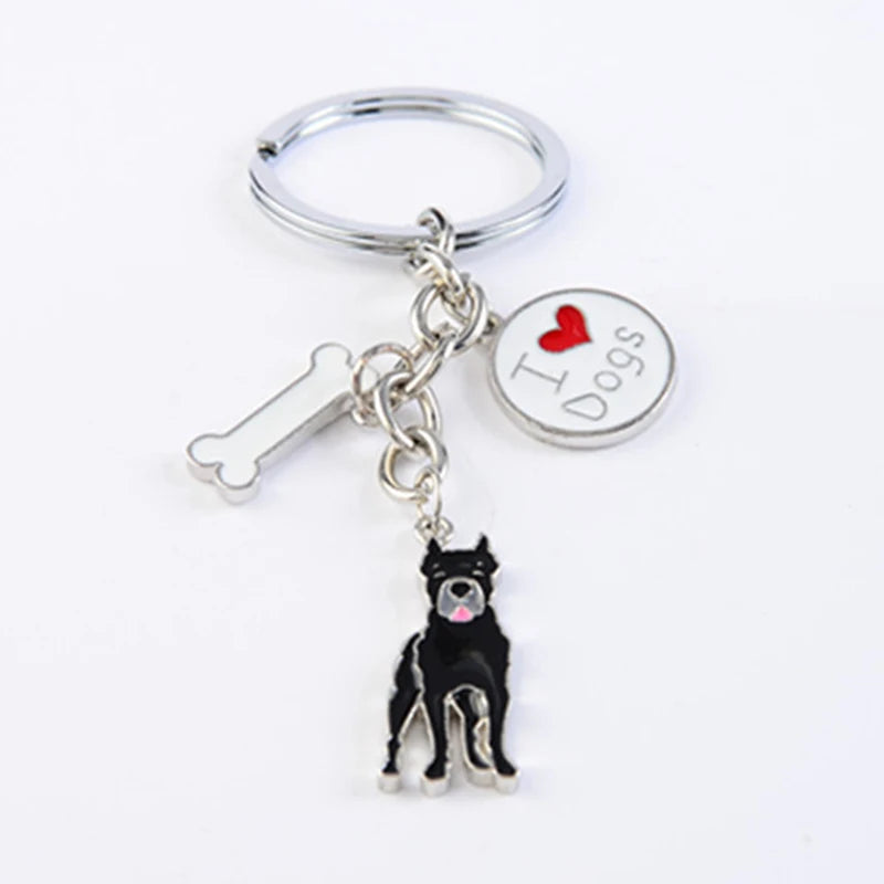 Cane Corso Pendant Keyring