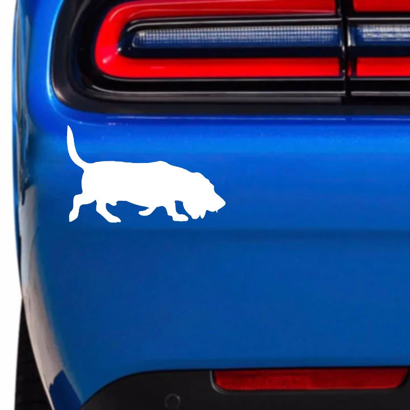 Basset Hound Vinyl Sticker