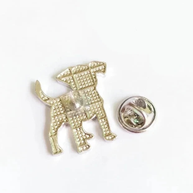 Jack Russell Metal Brooches