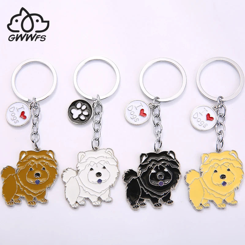 Chow Chow Lover keyrings