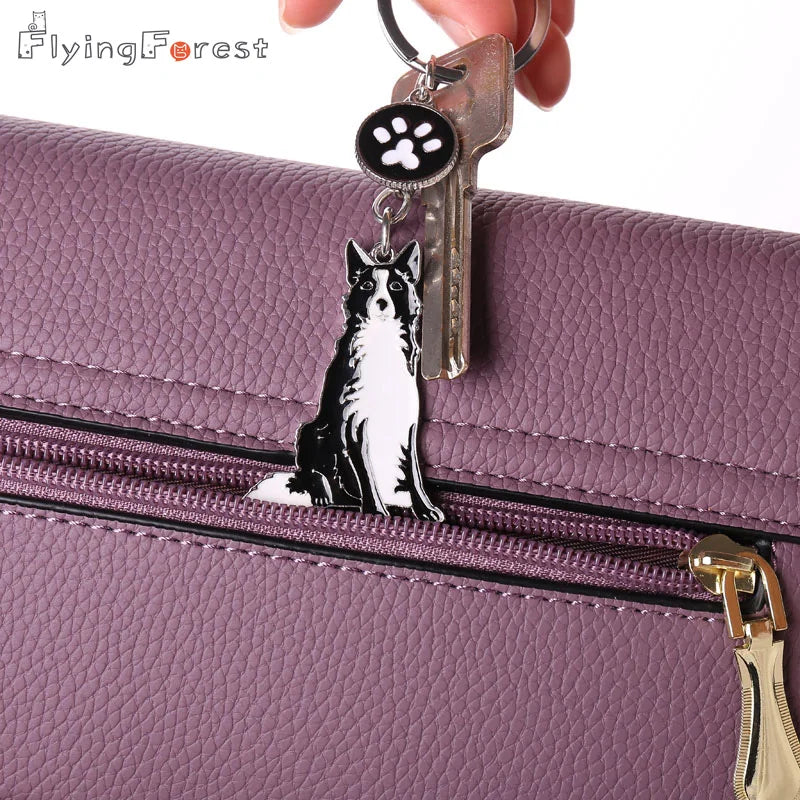 Border Collie lovers Keychain