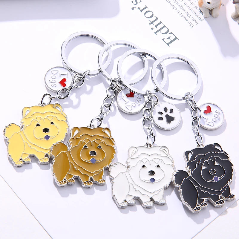 Chow Chow Lover keyrings