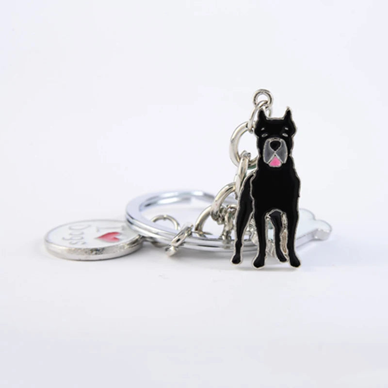 Cane Corso Pendant Keyring