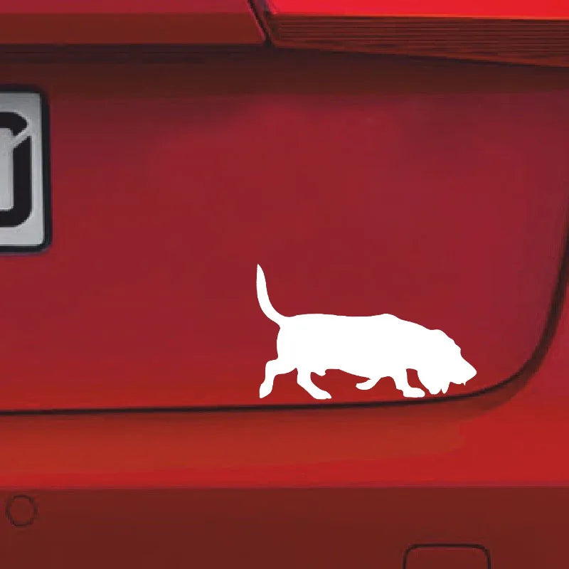 Basset Hound Vinyl Sticker