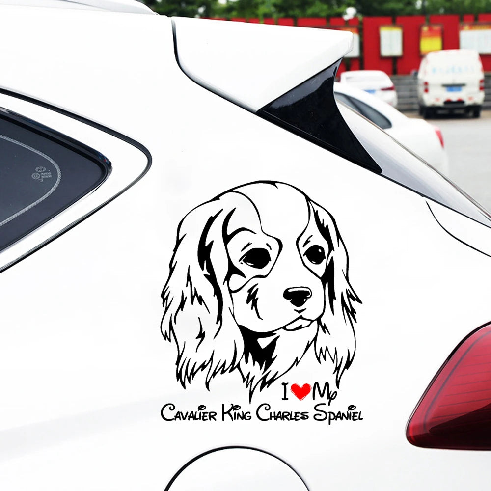 I Love Cavalier Car Sticker