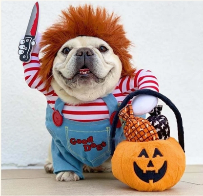 Halloween Chucky Dog Costume