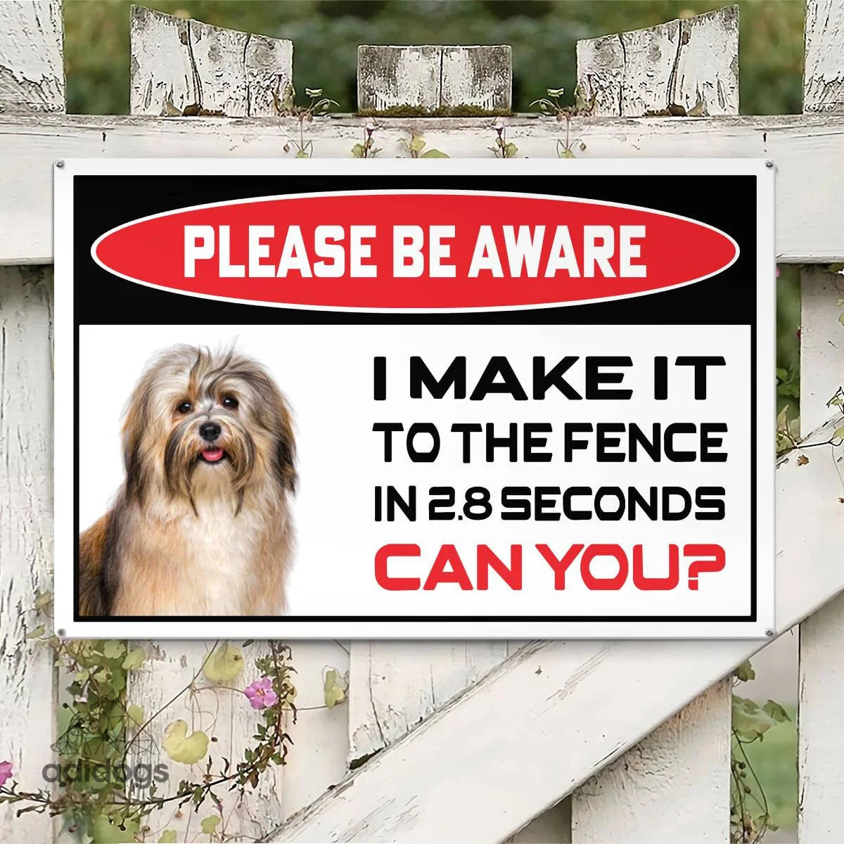 Please Be Aware of Havanese Sign