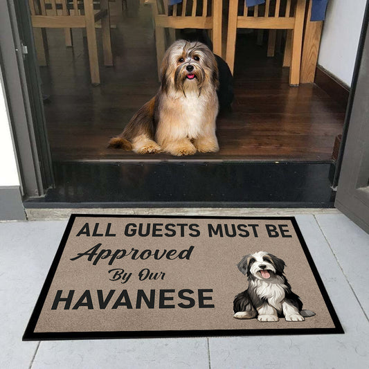 Approved By Havanese Doormat