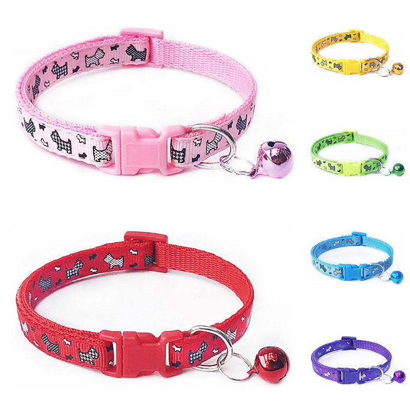 Cute Small Dog Bell Collar