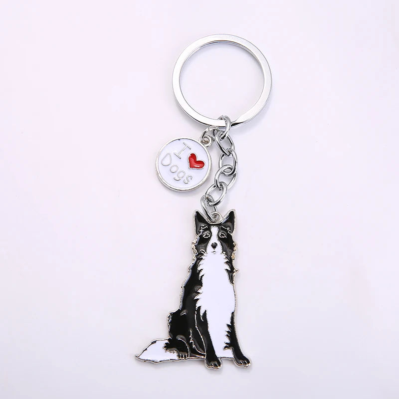 Border Collie lovers Keychain