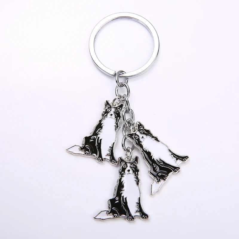 Border Collie lovers Keychain