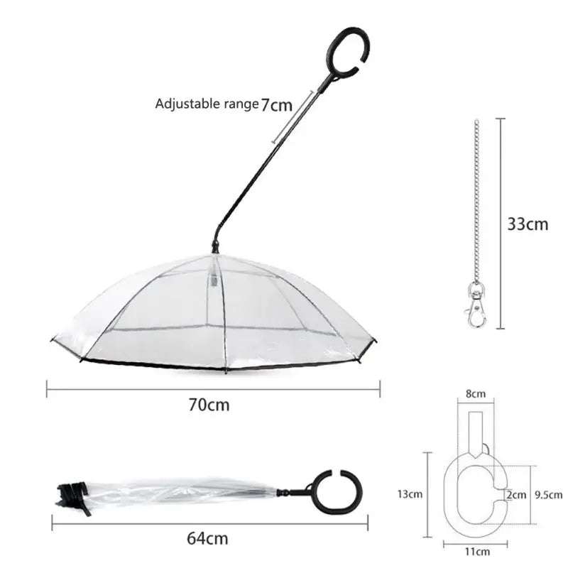 Pet Umbrella With Leash