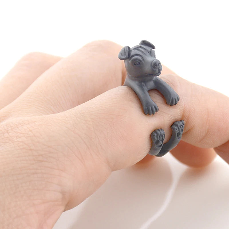 Jack Russell Shape Ring